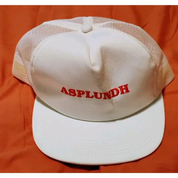 2-Vintage Trucker Hats Asplundh & Westinghouse Snapbacks Made In The USA - Picture 5 of 6